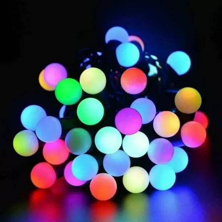 100 bo timer berry lights - pastel multicolour