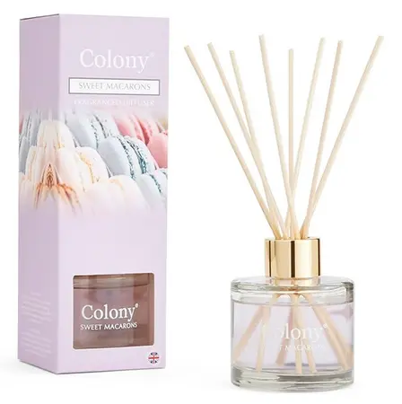 100Ml Reed Diffuser Colony Sweet Macarons