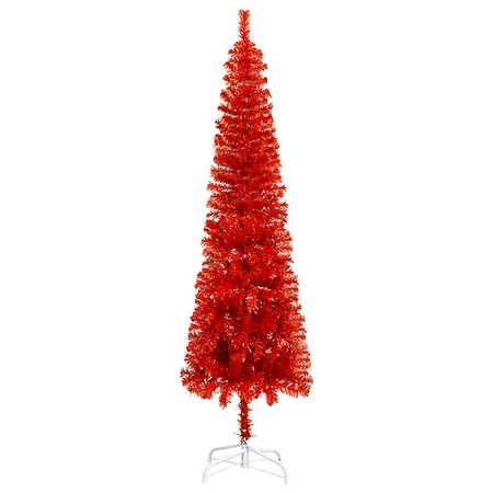 180cm Tinsel Tree - Red