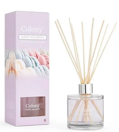 200Ml Reed Diffuser Colony Sweet Macarons