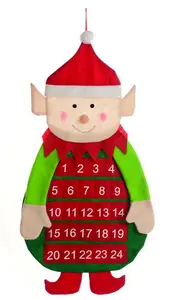 22 74cm Elf advent calendar