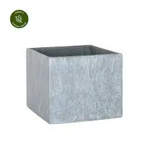 25Cm Slate Square Pot