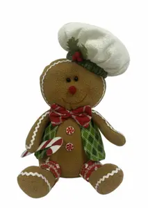 27cm sitting chef gingerbread man