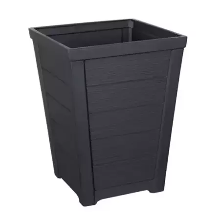 31cm Taper Low Planter - Anthracite