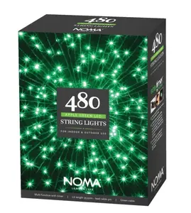 480 Green Multifunction String Lights With Green Cable