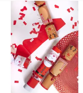 6 RACING REINDEERS 12" CRACKERS - image 2