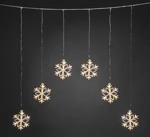 6 Snowflakes LED Acrylic Set - image 1