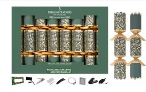 8 PREMIUM GREEN FOREST 12.5" CRACKERS