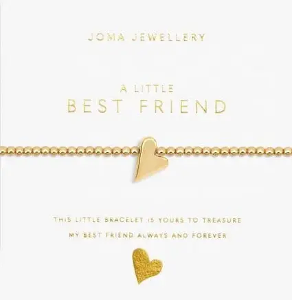 A LITTLE | BEST FRIEND | Gold Plated | Bracelet | 17.5cm stretch - image 1