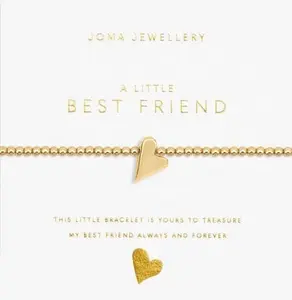 A LITTLE | BEST FRIEND | Gold Plated | Bracelet | 17.5cm stretch - image 1