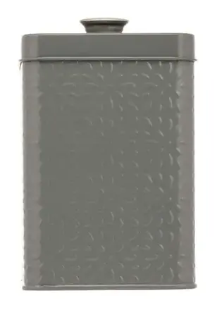 ARTISAN STREET SMOKE EMBOSSED STORAGE CANISTER - image 1