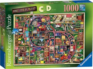 Awesome Alphabet "C&D"  1000 Piece Jigsaw Puzzle