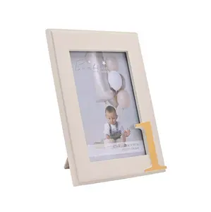 Bambino 1st Birthday Resin Photo Frame Gold 4" x 6"