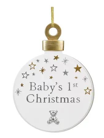 Bambino Baby's First Christmas Resin Plaque