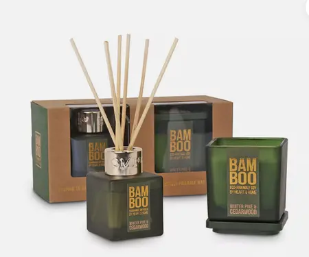 Bamboo Small Jar & Small Reed Diffuser BMBW Small Jar & small Reed Diffuser