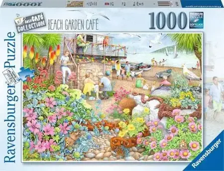 Beach Garden Cafe 1000 Piece Jigsaw Puzzle