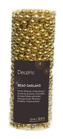 Bead garland plastic shiny