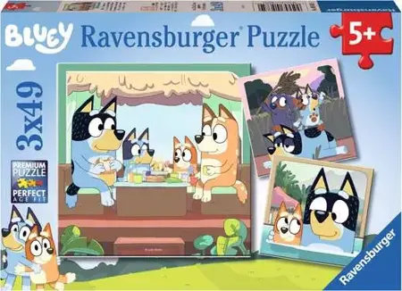 Bluey 3x49 Pc Puzzle