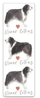 Bm08 Clever Collies Bookmark