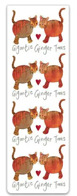 BM15 GIGANTIC GINGER TOMS BOOKMARK