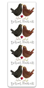 Bm23 Brilliant Blackbirds Bookmark