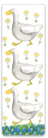 Bm39 Duck And Daisies Bookmark