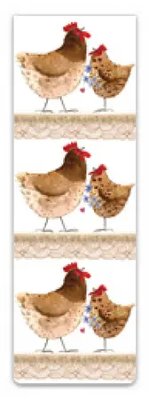 Bm63 Spring Chickens Bookmark