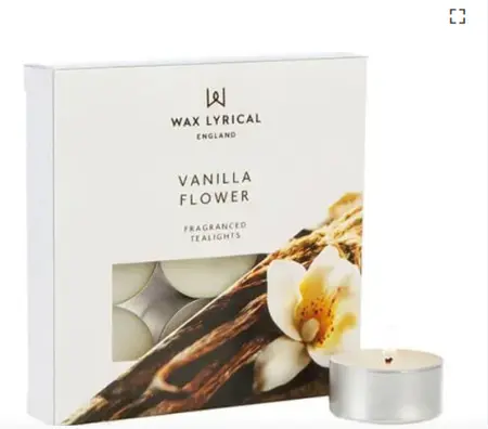 Tealights Bx/9 Vanilla Flower