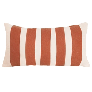 Burnt Orange Stripe Scatter Cushion