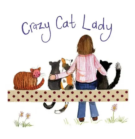 C153 Crazy Cat Lady Coaster