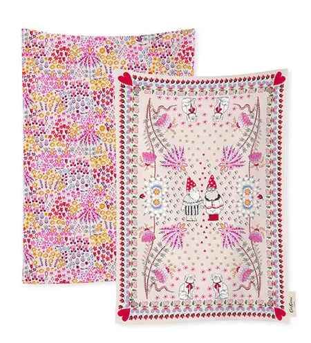 Cath Kidson Affinity Ditsy 2 Pack of Tea Towels