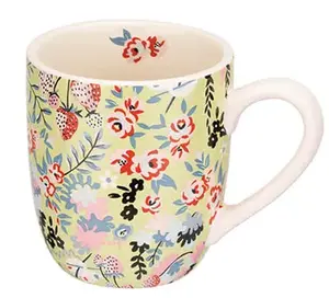 Cath Kidson Ditsy Flora Breakfast Mug Green