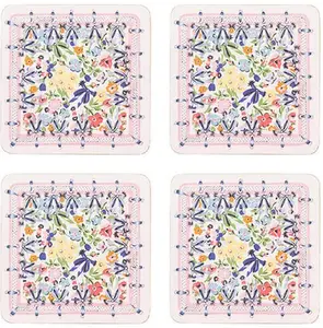 Cath Kidson Harmony Ditsy 4 Pack of Cork Back Coasters - image 1