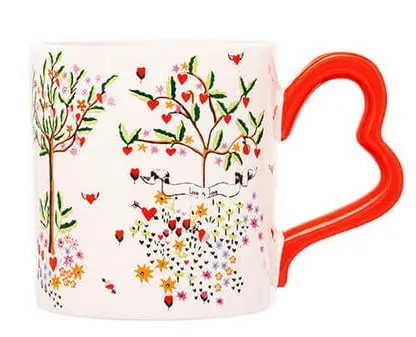 Cath Kidson Oh My Heart Handle Mug