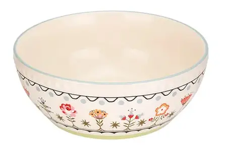 Cath Kidson Painted Ceramic Large Serving Bowl 26cm - image 2