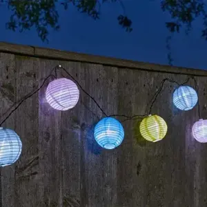 10 Chinese Lantern Solar String Lights, POS12