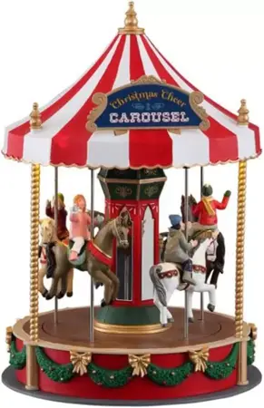 CHRISTMAS CHEER CAROUSEL, Battery Operated (4.5V)