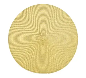 Circular ribbed placemat