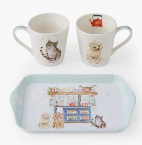 Country Kitchen Mug & Tray Set - image 1