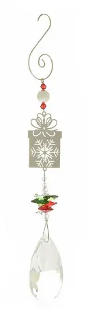 Crystal Tree Metal Hanging Decoration - Present - image 2