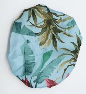 Danielle Botanical Palm Blue- Turban