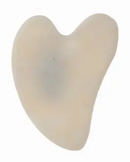 Danielle Gua Sha Face Massage Tool - White Jade - image 2