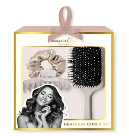 Danielle Hair Brush  Scrunchie & Clip