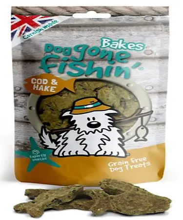 Dog Gone Fishin' Cod & Hake Bakes 75g