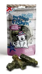 Dog Gone Fishin' White Fish Niblets 75g