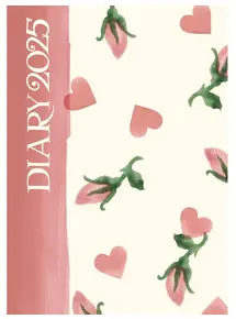 Emma Bridgewater Hearts & Rosebud A6 Diary 2025 (PFP)