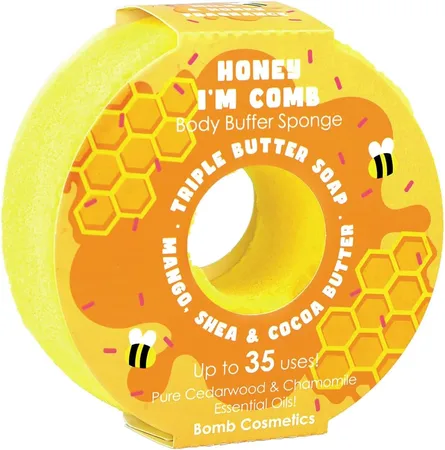 (EN) Honey I'm Comb Body Buffer Sponge - image 1