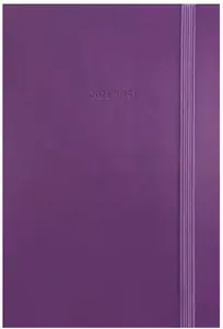 Fashion Diary Purple Soft Touch Pocket Diary 2025 (PFP)