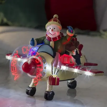 Fiber Optic Plane, Snowman B/O