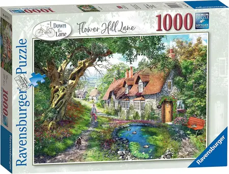 Flower Hill Lane 1000 Piece Jigsaw Puzzle